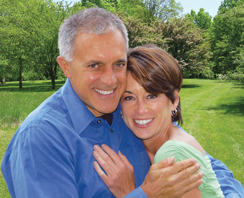 smiling couple